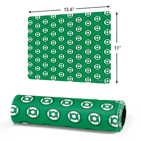 DC Comics Green Lantern Logo Pattern Gaming Mouse Pad